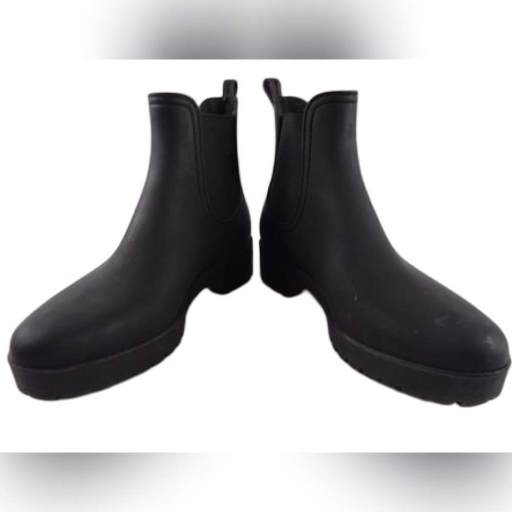 Jeffrey Campbell Mens Black Cloudy Rain Boots Size: 11